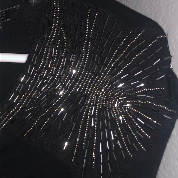 Guess Tops - Guess black top with embellishments